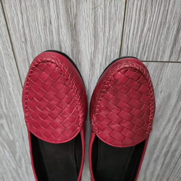 Bottega Veneta Women's Red Leather - Picture 4 of 10